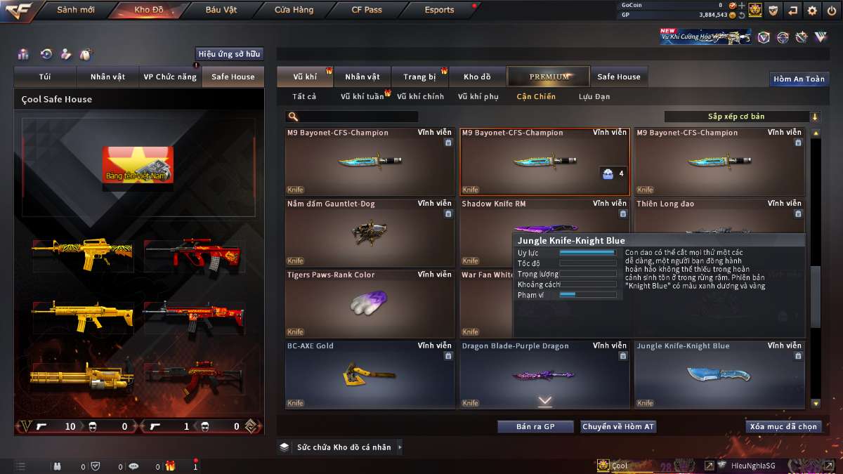 shop acc cf uy tin gia re